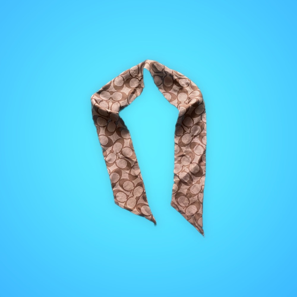 Coach Scarf/Tie….Great for accessorizing your Purse or Outfit!